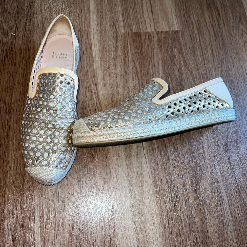 Stuart Weitzman Women’s County Ballet Flat | Espadrilles | Size 9.5 - Picture 3 of 15